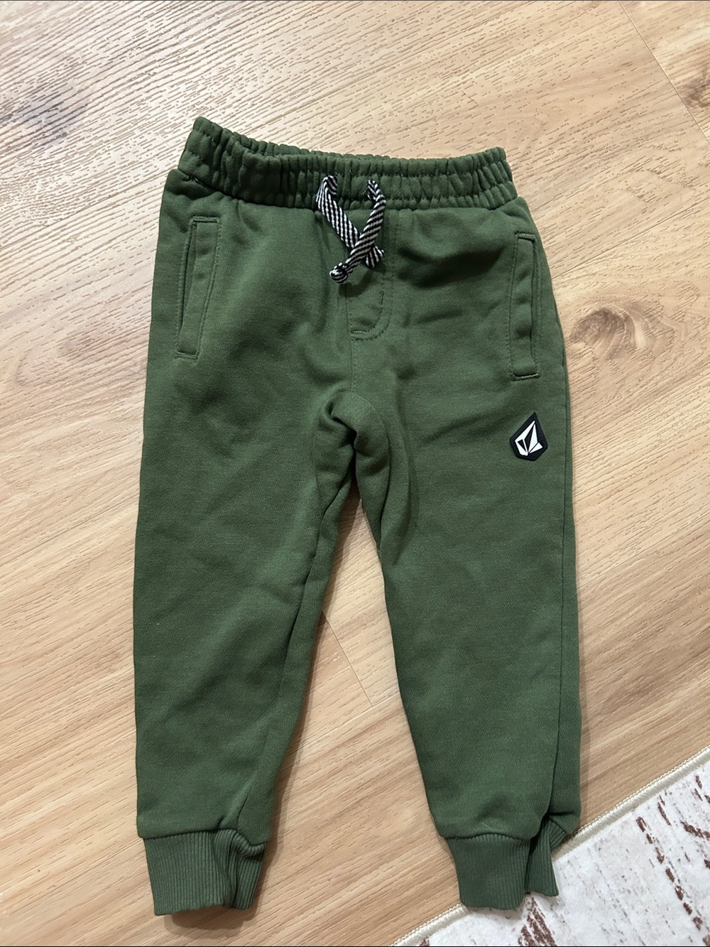 Volcom Kids Olive Jogger Sweatpants with Drawstring
